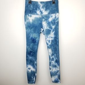 Tie dye mid-rise athletic leggings size S